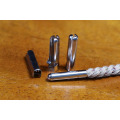 Wholesale custom metal agelt for each end of a shoelace , drawstrings or garments cord locks